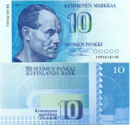 10 Markkaa 1986 1995618130 kl.5
