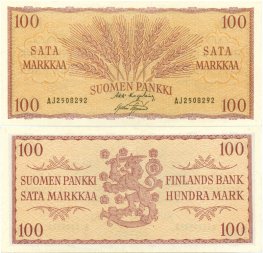 100 Markkaa 1957 AJ2508292