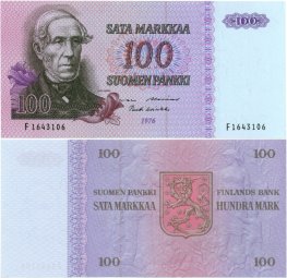 100 Markkaa 1976 F1643106 kl.8