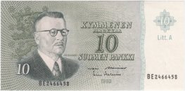 10 Markkaa 1963 Litt.A BE2466458 kl.8