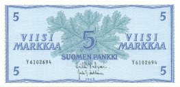 5 Markkaa 1963 Y6102694