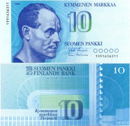 10 Markkaa 1986 1991636311
