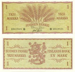 1 Markka 1963 U0419424* kl.9