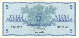 5 Markkaa 1963 M8719472 kl.6