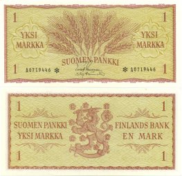 1 Markka 1963 A0719446* kl.8-9