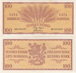 100 Markkaa 1957 AN1656699