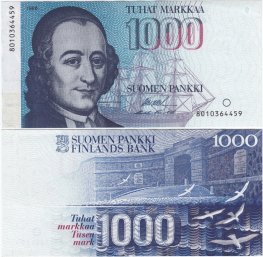 1000 Markkaa 1986 8010364459 kl.7