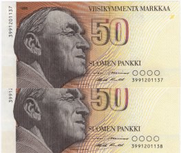50 Markkaa 1986 399120113X kl.9