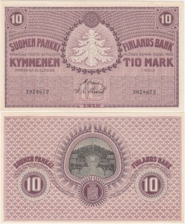 10 Markkaa 1918 3908672 kl.8