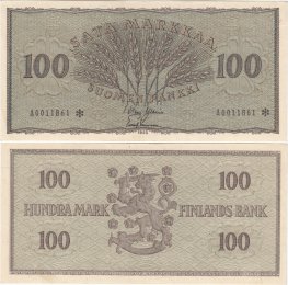 100 Markkaa 1955 A0011861* kl.6