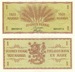 1 Markka 1963 B2032913 kl.7