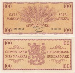 100 Markkaa 1957 C2323060 kl.8