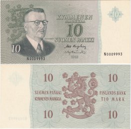 10 Markkaa 1963 N0009993