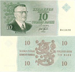 10 Markkaa 1963 A4110152 kl.5