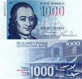 1000 Markkaa 1986 8005000537 kl.7