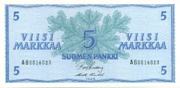 5 Markkaa 1963 AB8816823 kl.9