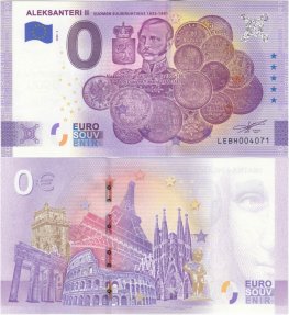 0 Euro Finland - Aleksanteri II - Jubileum