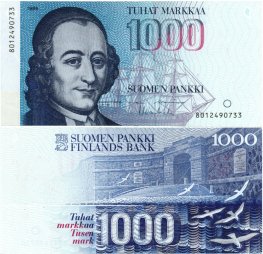 1000 Markkaa 1986 8012490733 kl.6