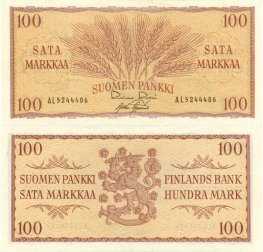 100 Markkaa 1957 AL5244406