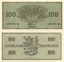 100 Markkaa 1955 A0074994* kl.8